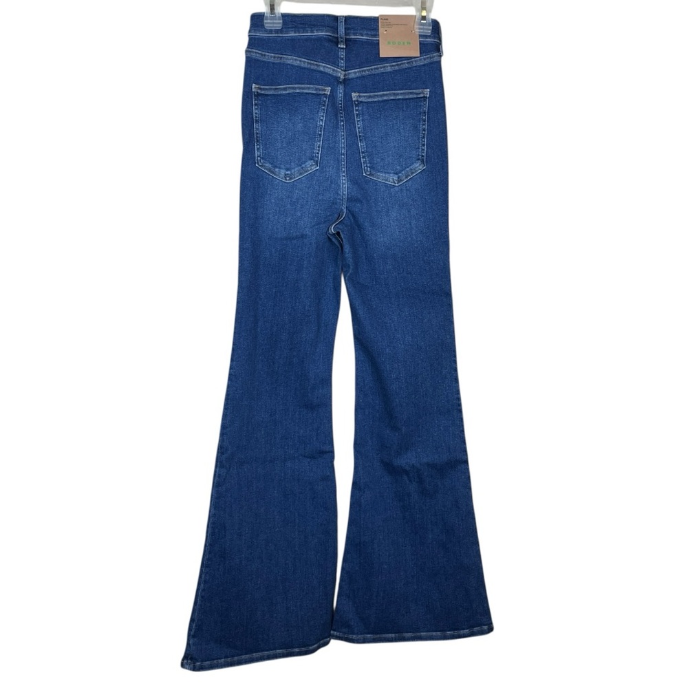 BODEN Ultra High Rise Super Flare Blue Jeans Size 29 Length 32 Inseam - Picture 4 of 9